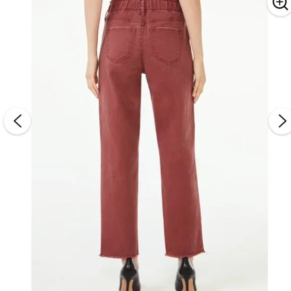 Scoop Crop Strayed Frayed Edge Jeans: Size 2 - Picture 3 of 12